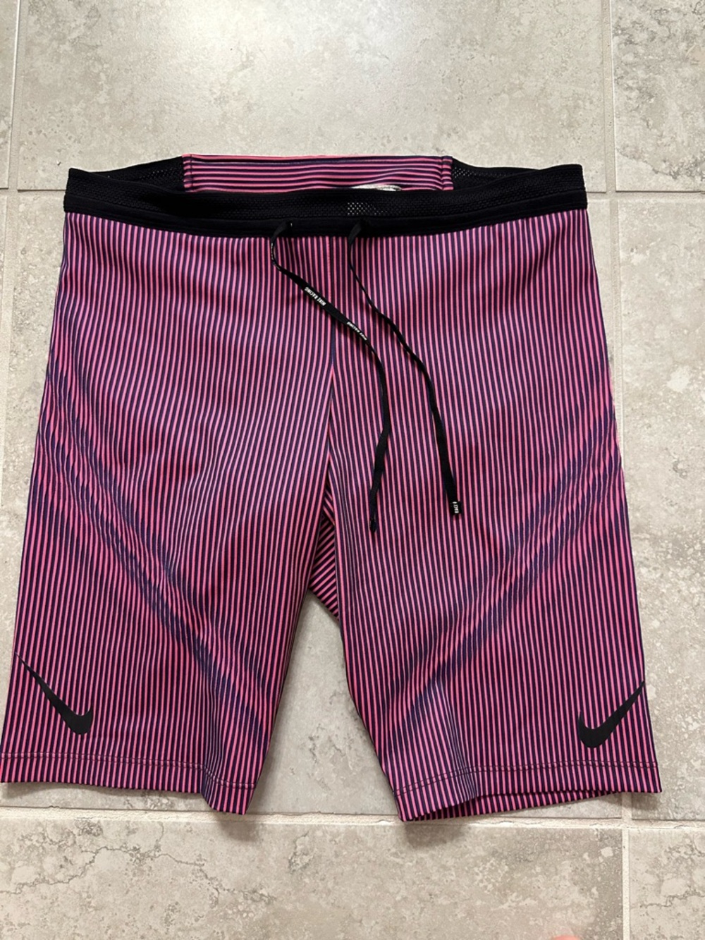 Nike Dri-FIT ADV Running 1/2 Tights Hyper Pink FN3369-060 Men's Size L